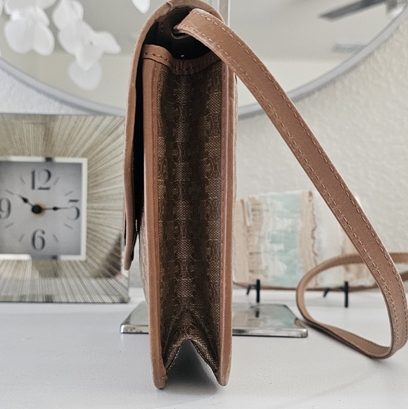 GUC Celine Brown Triomphe  Macadam Crossbody w/ COA - Picture 4 of 14